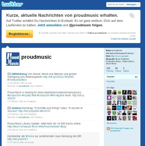 Proud Music on Twitter twitt
