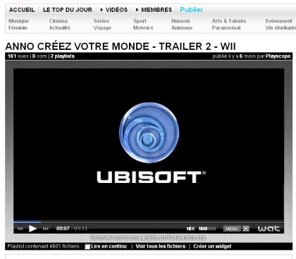 ubisofrt_nintendo NINTENDO WII TV Spot