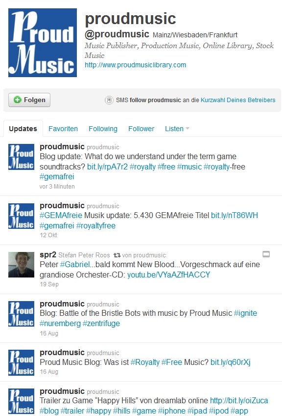 Proud Music on Twitter @proudmusic Tweets about Royalty-free music and production music